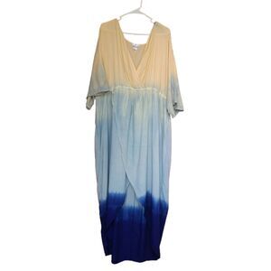 Venus 2X Ombre Maxi Wrap Dress Festival Summer Beachy Fairy‎ Soft Girl Pastel